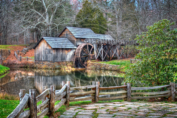 Mabry Mill in HDR